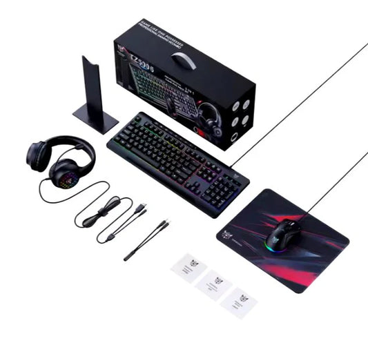 G32 USB Gaming Set Complete RGB Keyboard, Mouse, Headset &amp; Accessories