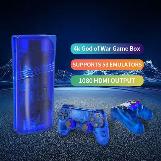 2.4G Wireless Controller Game Station Retro Gaming Console with Dual Controllers