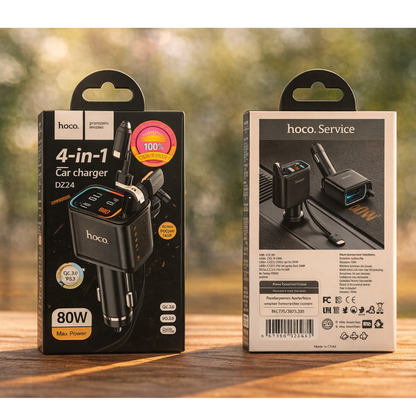 Hoco - 4-in-1 Car Charger