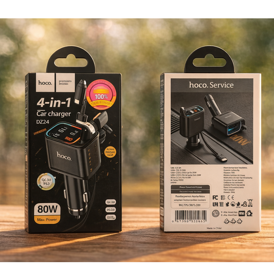 Hoco - 4-in-1 Car Charger