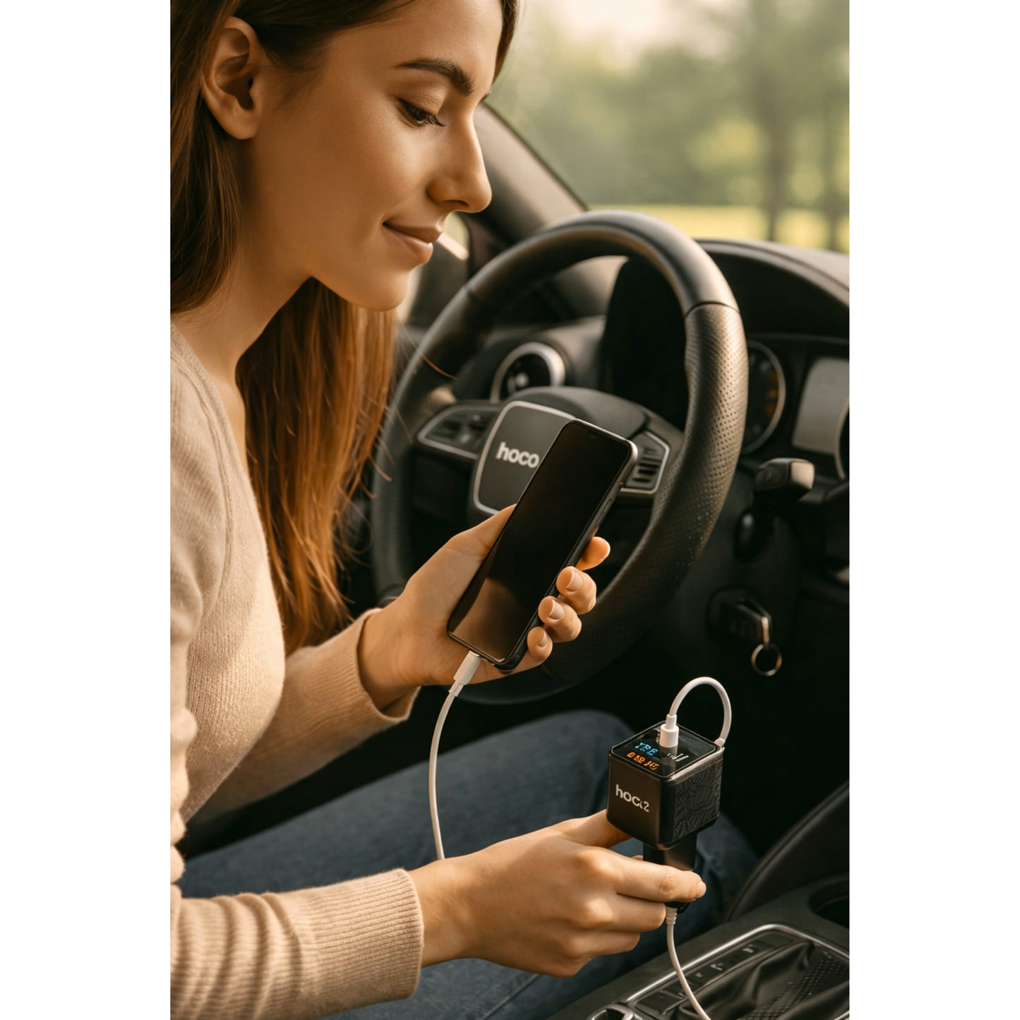 Hoco - 4-in-1 Car Charger