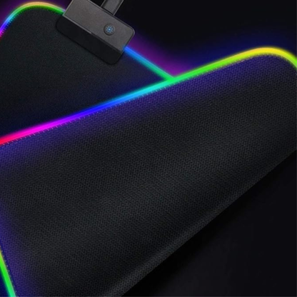 RGB Gaming Mouse Mat Smooth Surface with Dynamic Lighting Effects