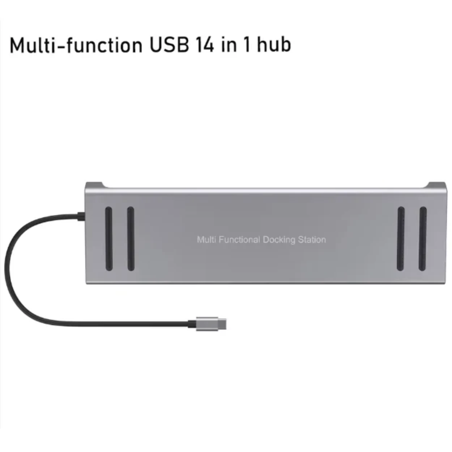 14 in 1 USB C Docking Station Complete Connectivity Hub for Workstations