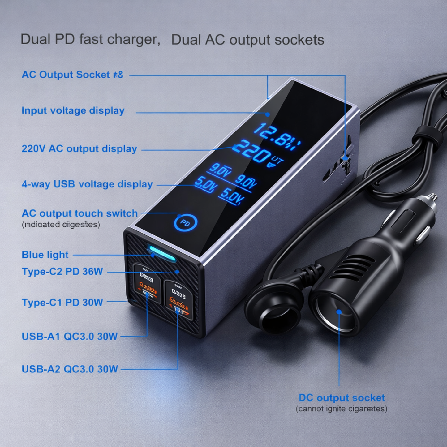 Socket Car Power Inverter