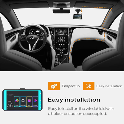 Dual Vehicle DVR Full HD Dash Cam with Front and Rear Camera