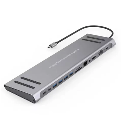 14 in 1 USB C Docking Station Complete Connectivity Hub for Workstations