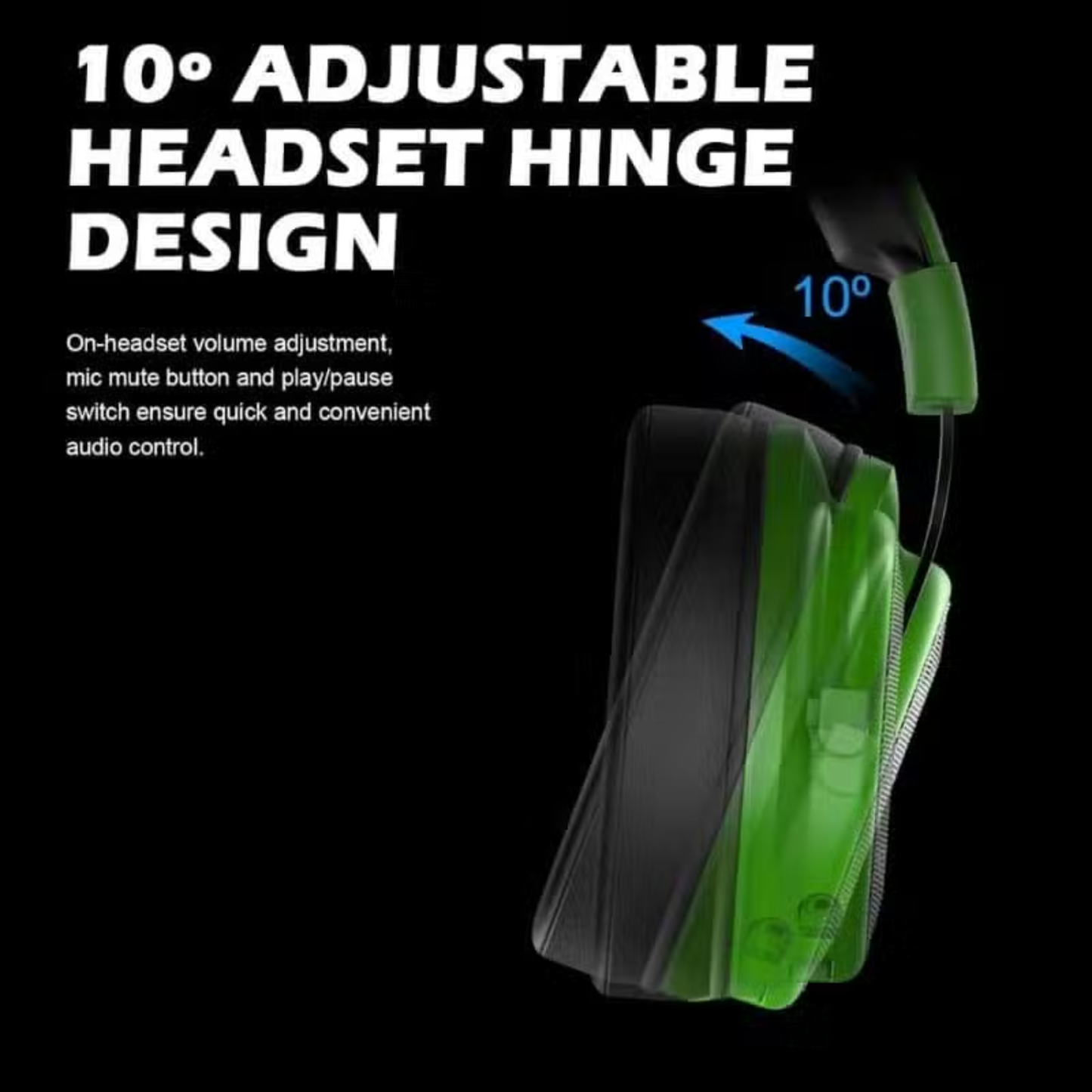EKSA Pro 2-in-1 Gaming Headset 7.1 Surround Sound – Immersive Audio for Gamers