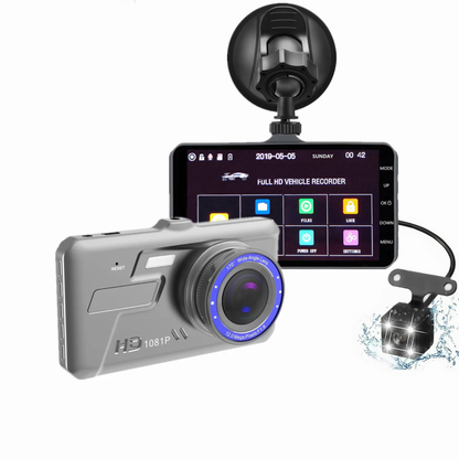 Dual Vehicle DVR Full HD Dash Cam with Front and Rear Camera