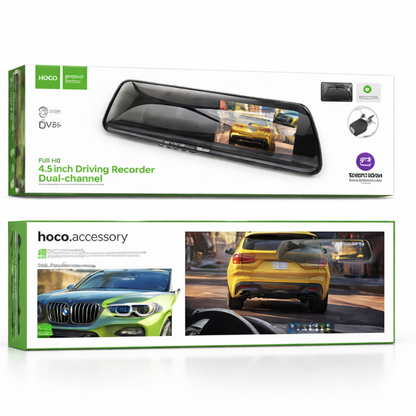 Hoco - Rearview Mirror Driving Recorder (DV4)